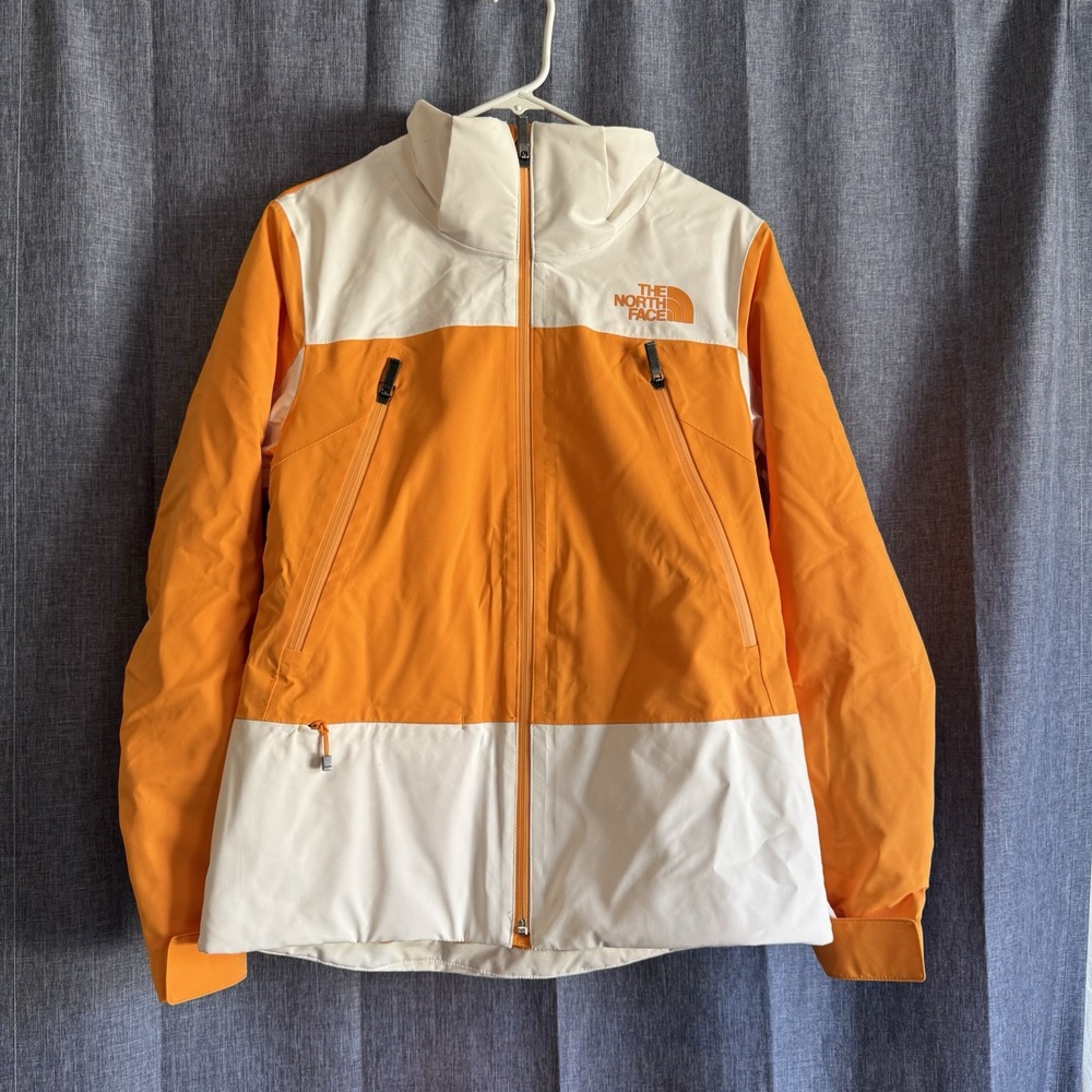 The North Face Women's M Lenado Jacket (Brushfire Orange/Gardenia White)
